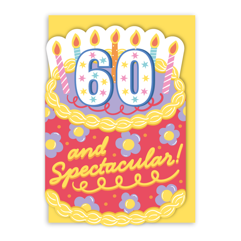 60 And Spectucular Birthday Card-zoom-