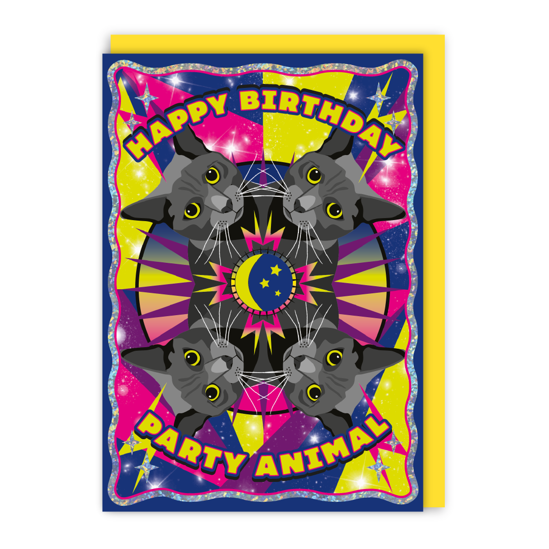 PARTY ANIMAL BIRTHDAY CARD