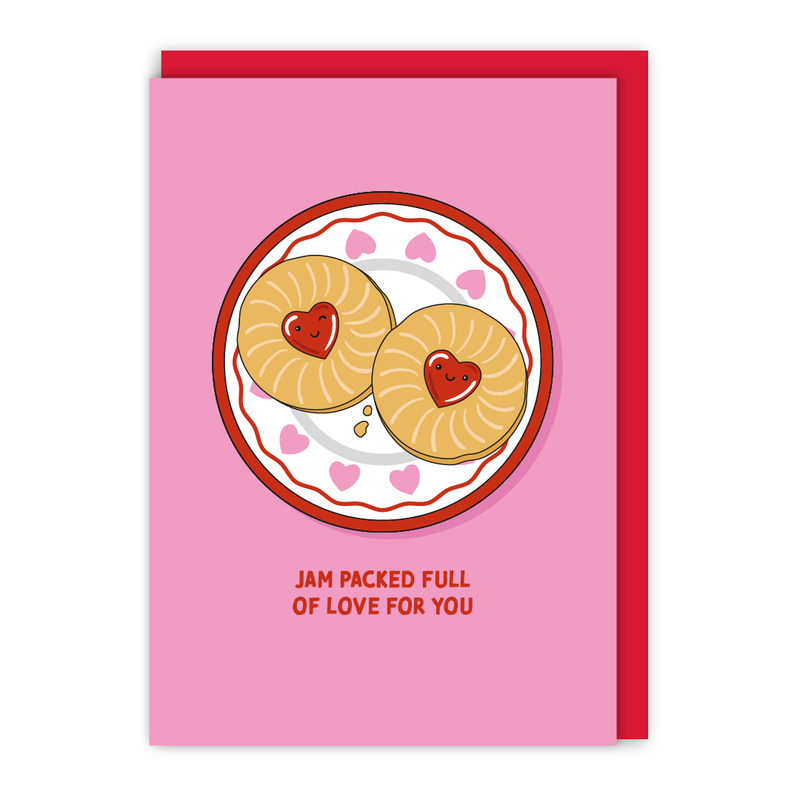 Jam Packed Full Of Love Valentine's Card-zoom-