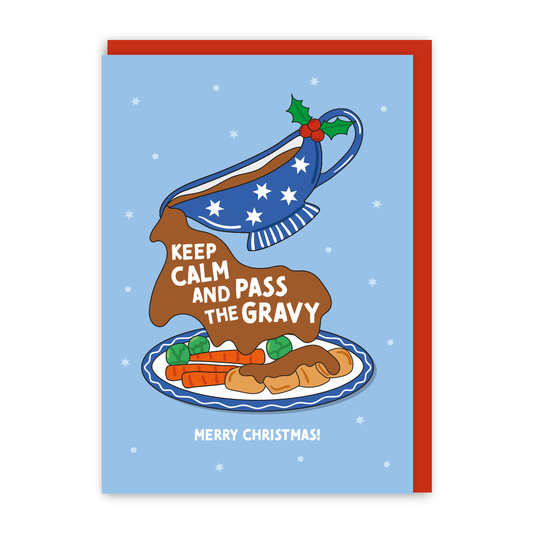 Pass The Gravy Christmas Card