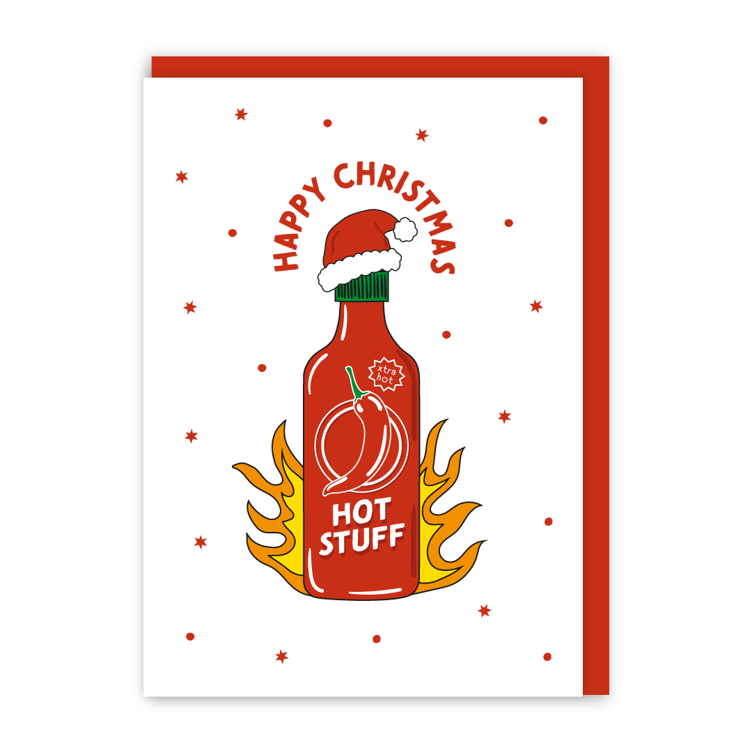 Hot Stuff Christmas Card