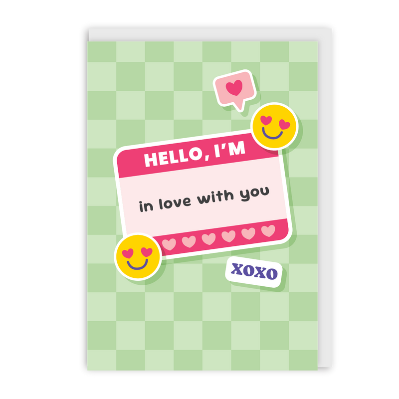 Hello I Am In Love With You Card-zoom-