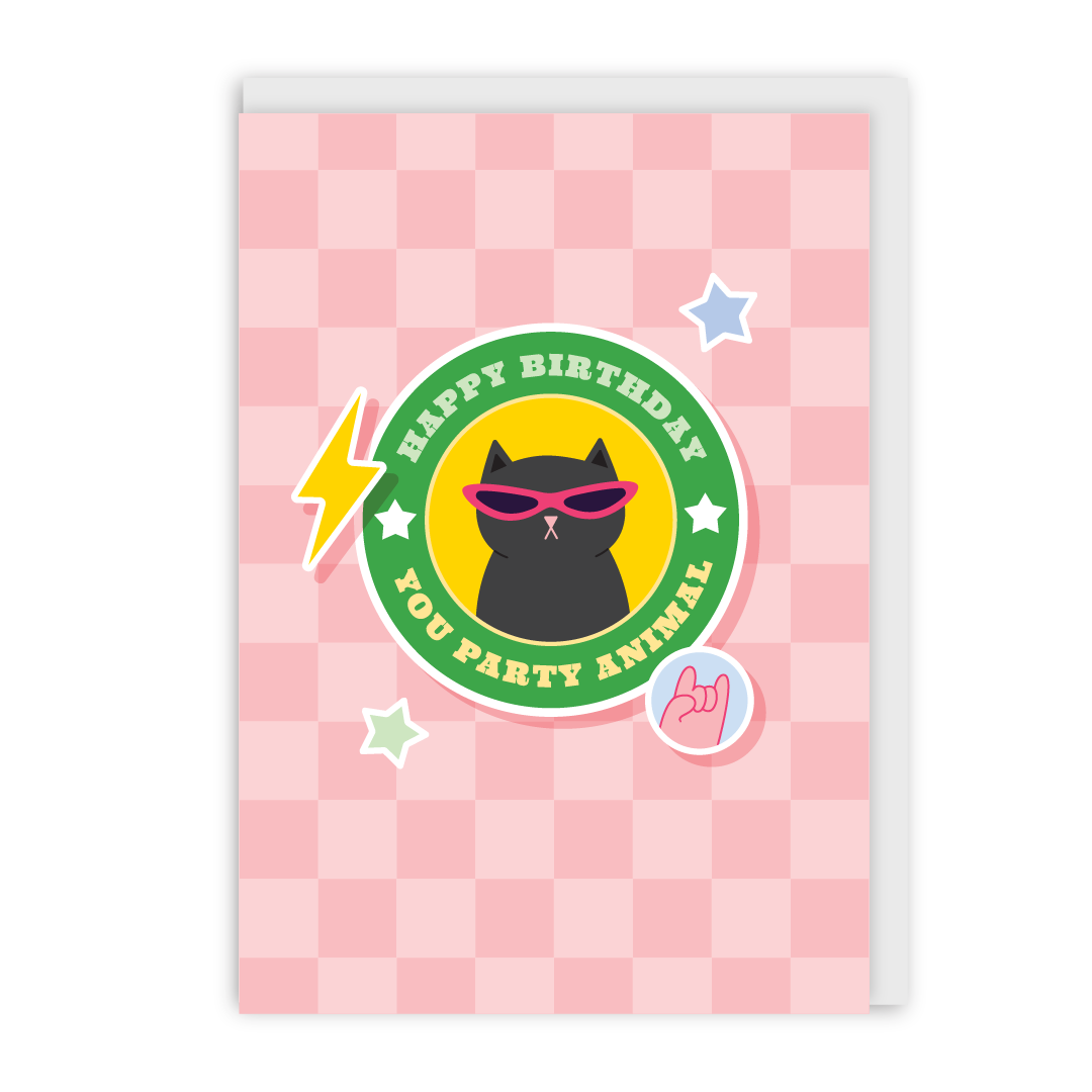 Happy Birthday Party Animal Card-zoom-1
