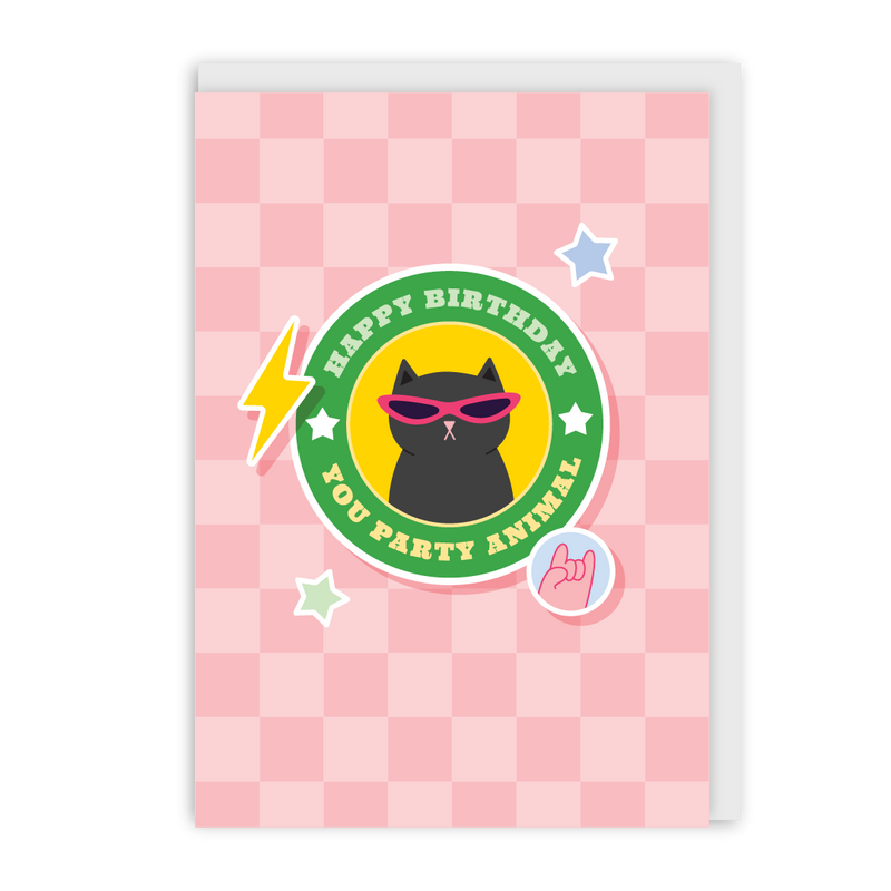 Happy Birthday Party Animal Card-zoom-