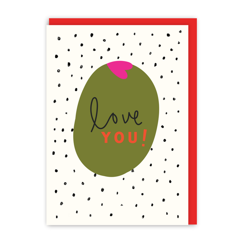 Love You Olive Valentine's Card-zoom-