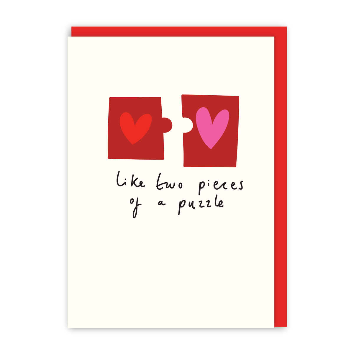 Heart Jigsaw Valentine's Card-1