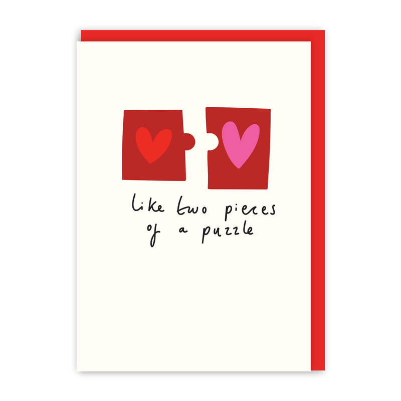 Heart Jigsaw Valentine's Card-zoom-