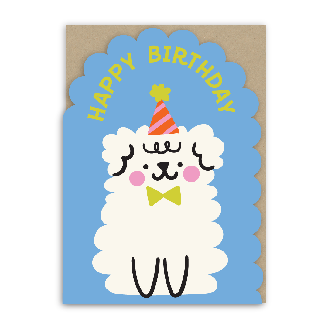 Party Dog Birthday Card