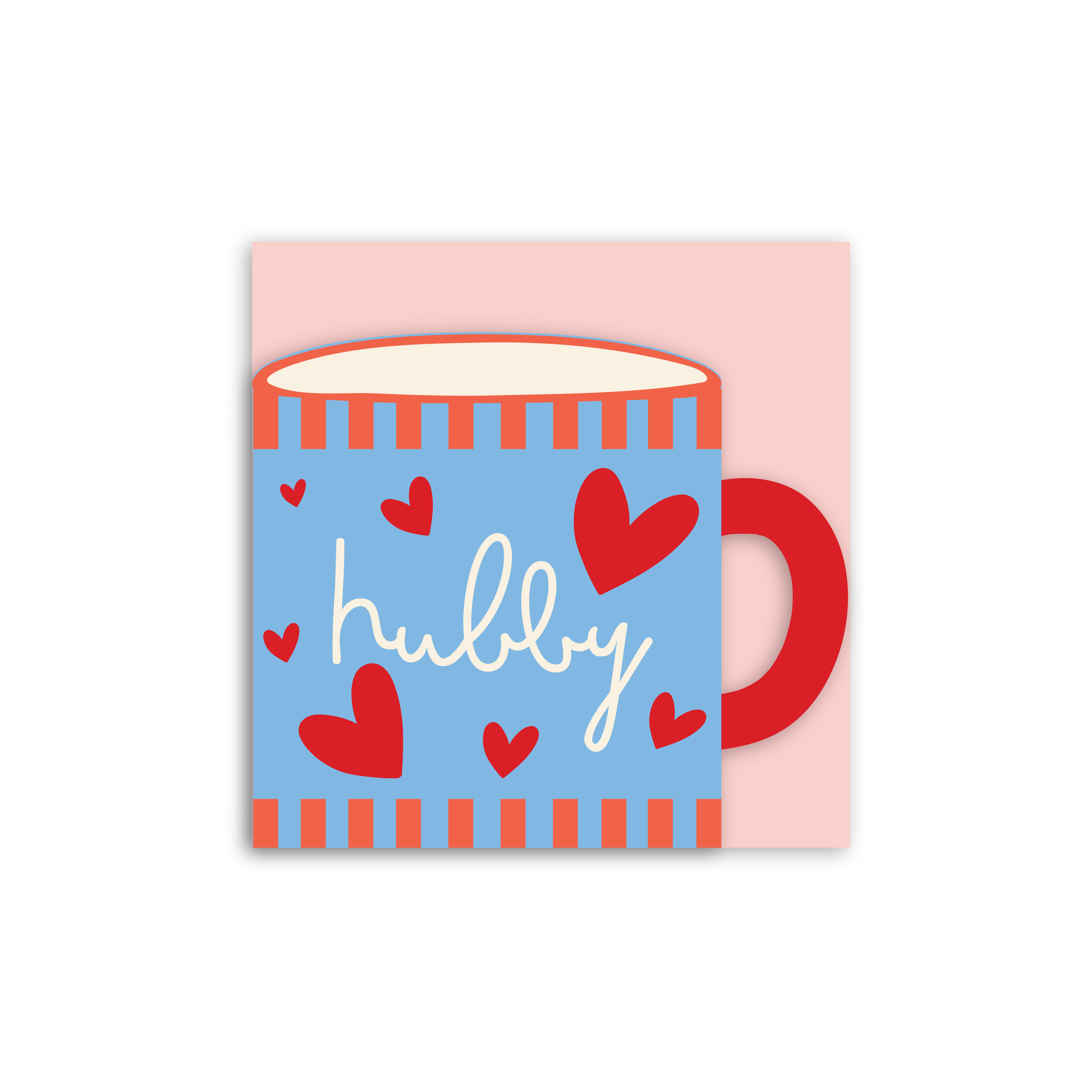 Hubby Cup Shaped Card
