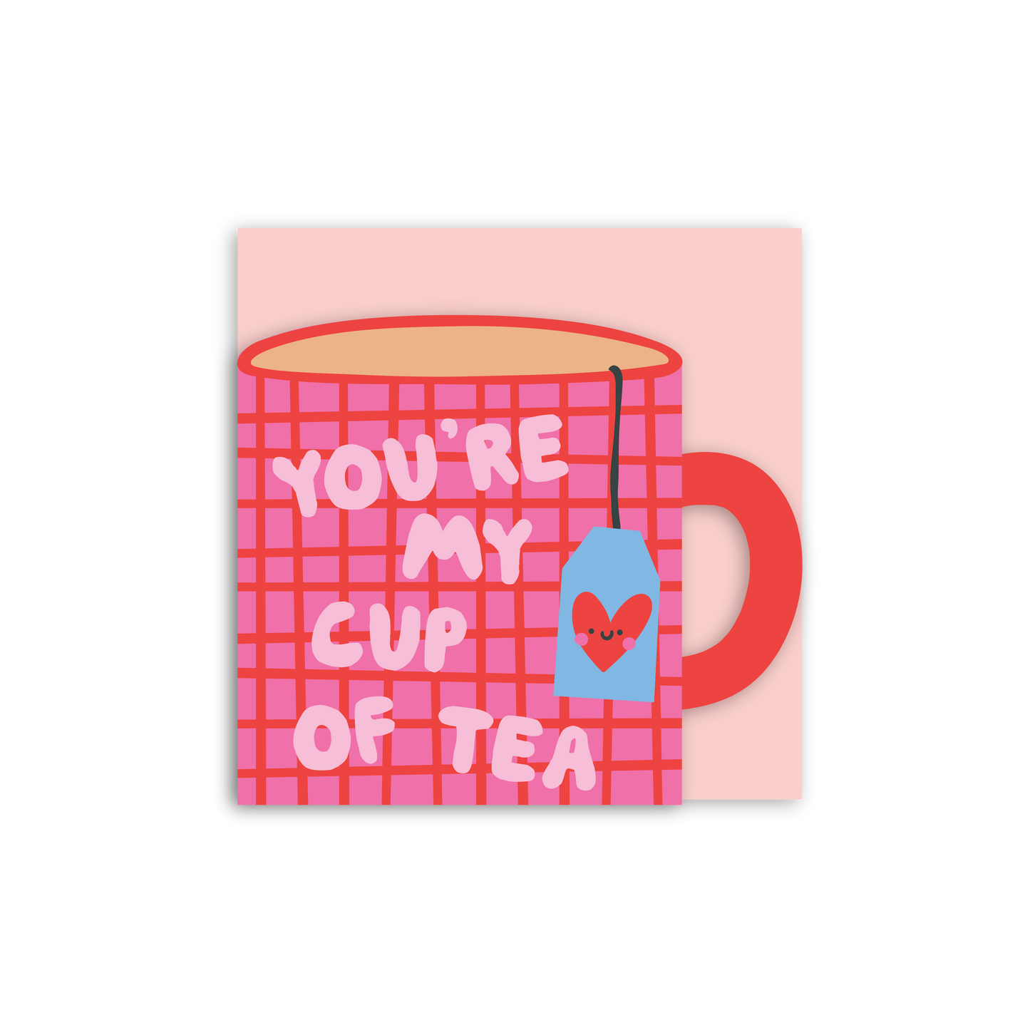 My Cup Of Tea Cup Shaped Card