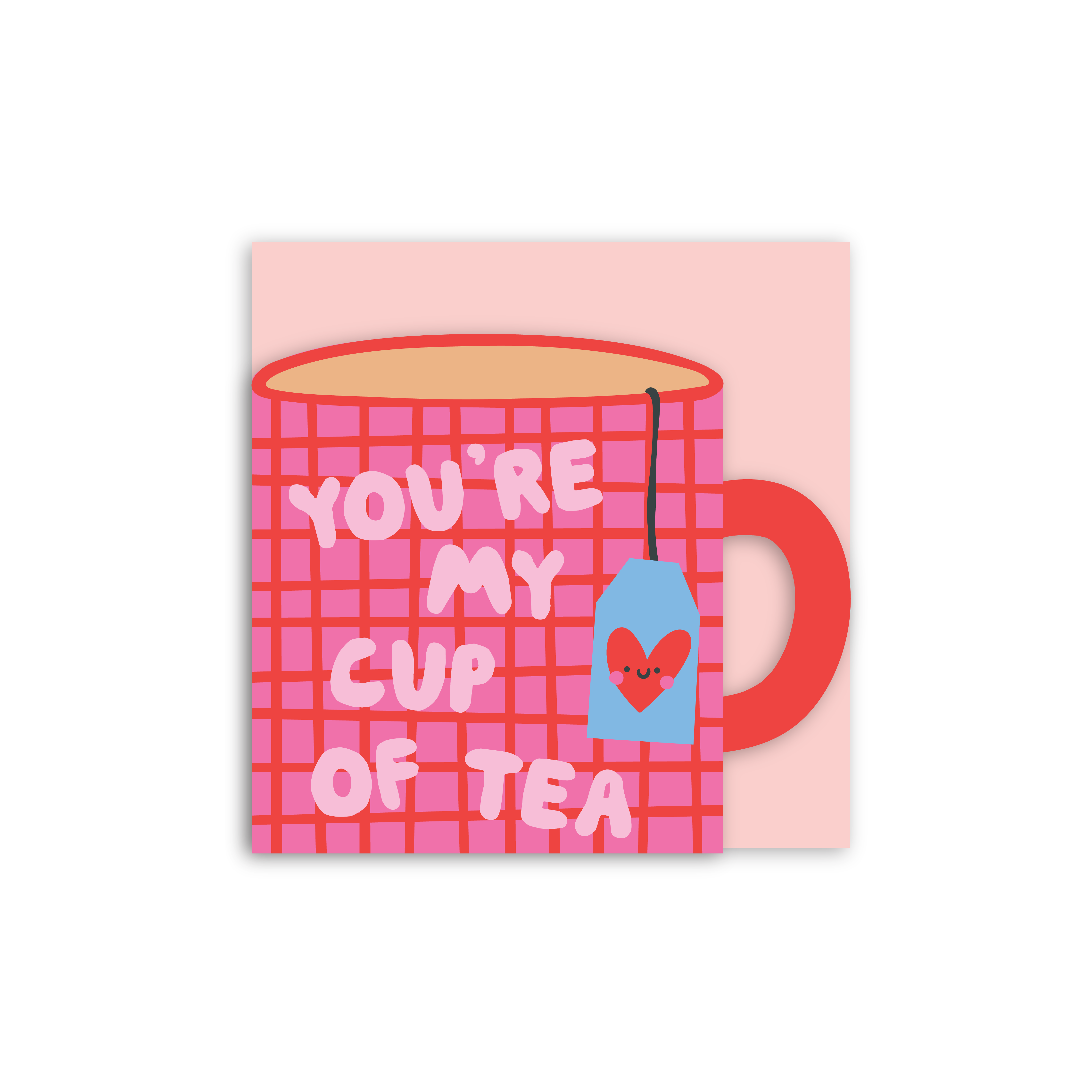 My Cup Of Tea Cup Shaped Card