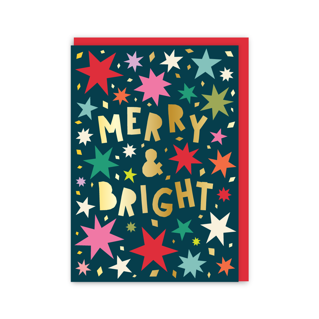 Merry & Bright Christmas Card-zoom-1