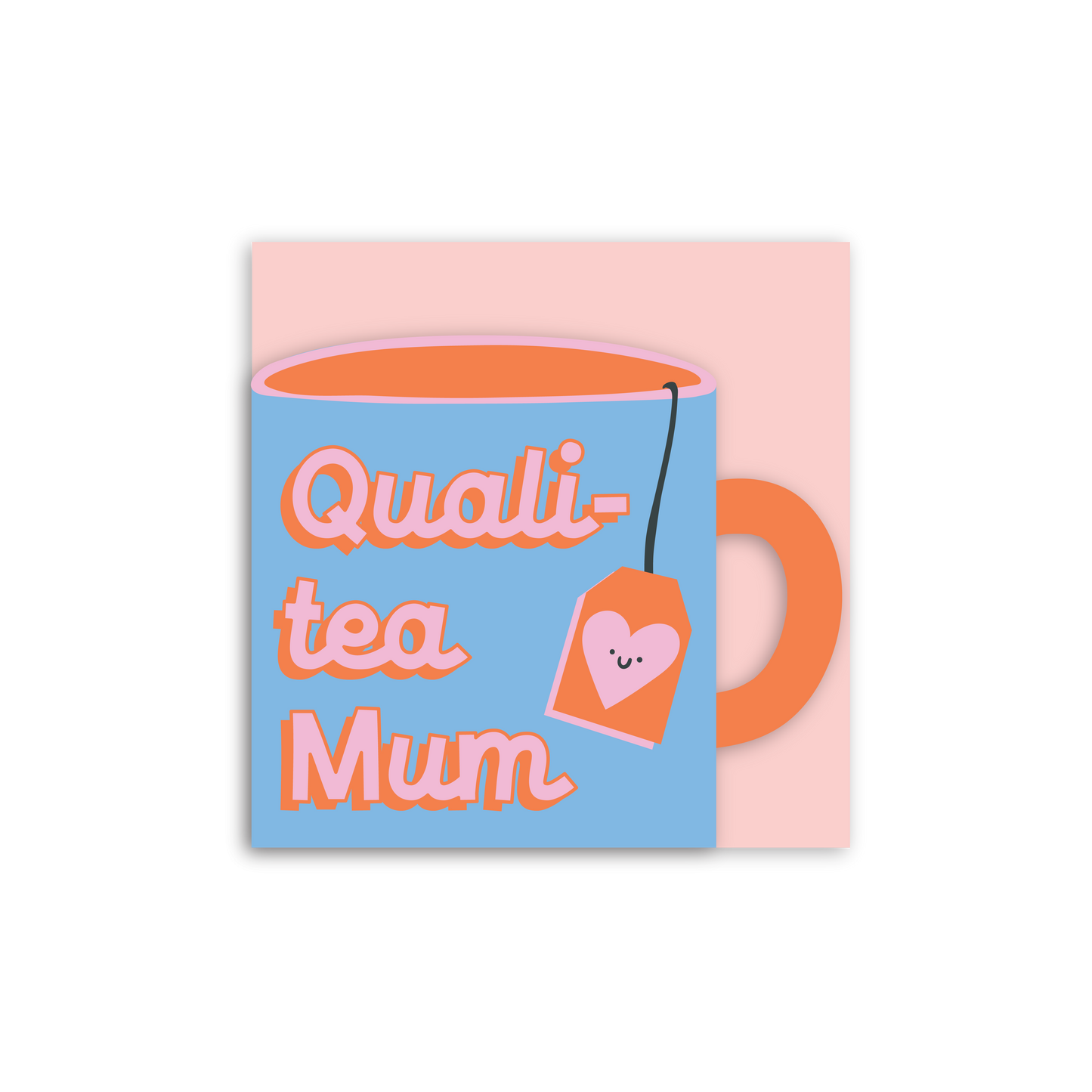Qualitea Mum Cup Shaped Card
