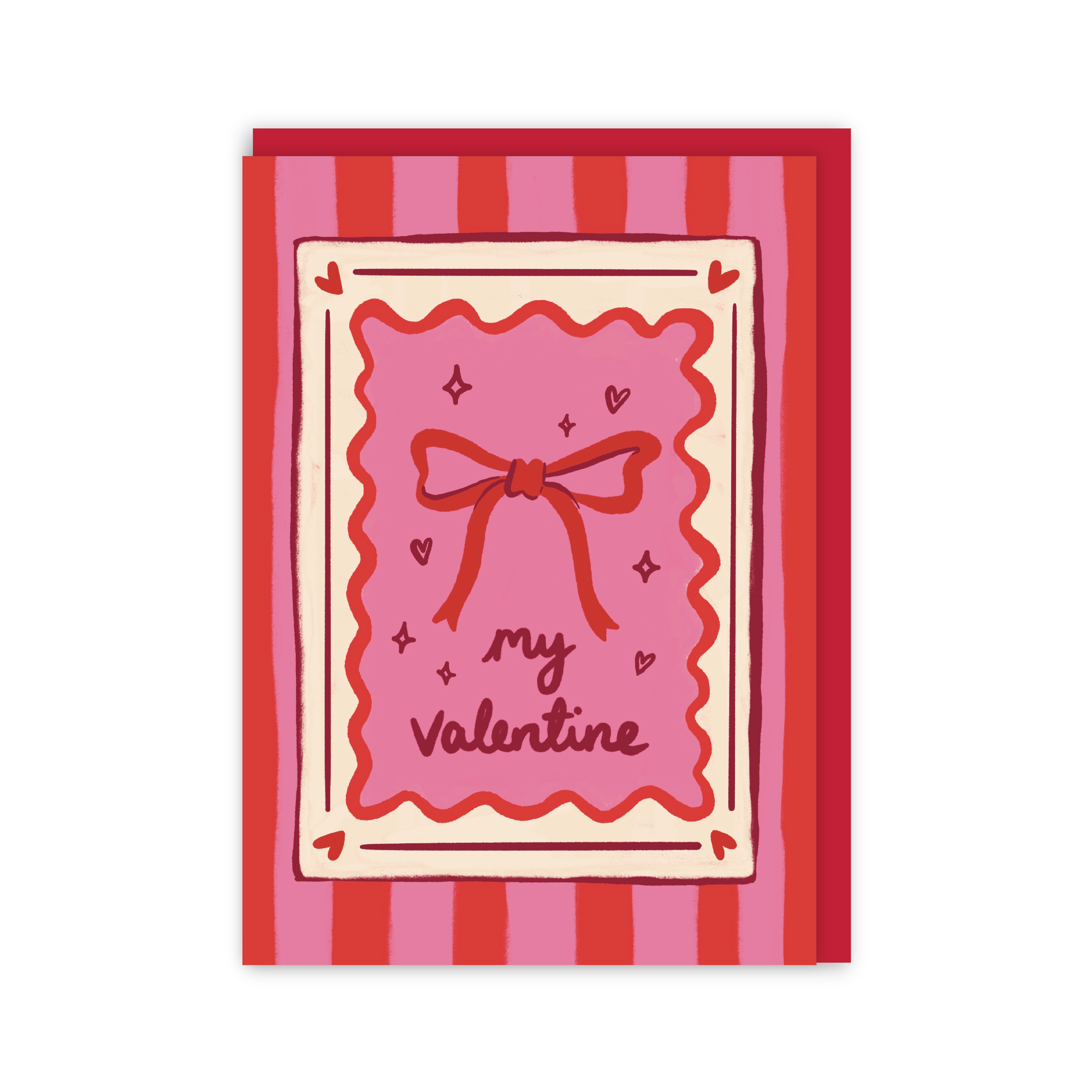 Valentine's Bow Card