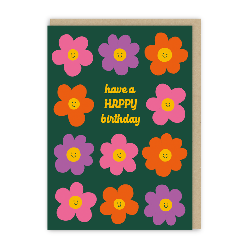 Birthday Smiley Flowers-zoom-