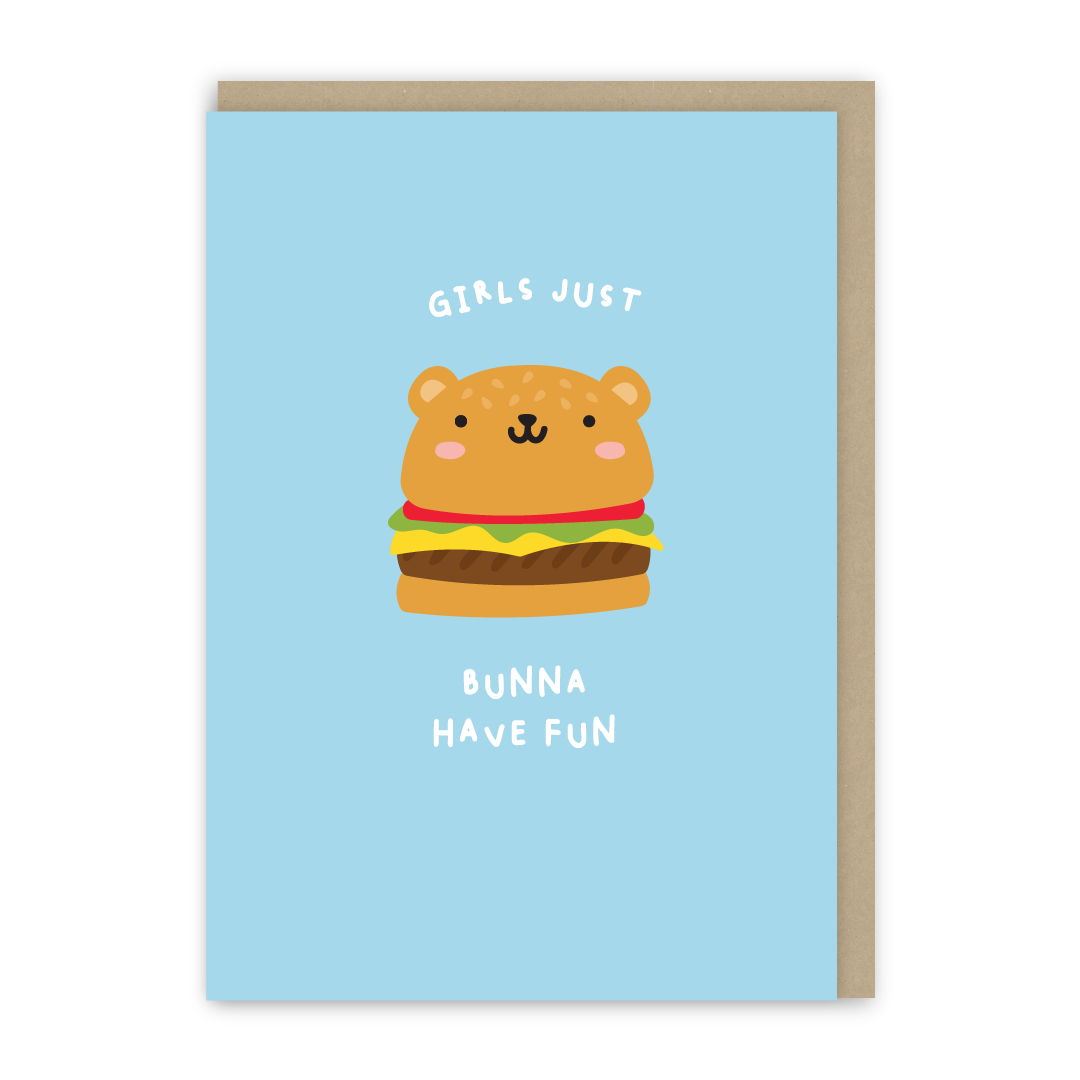 Bear Burger Card