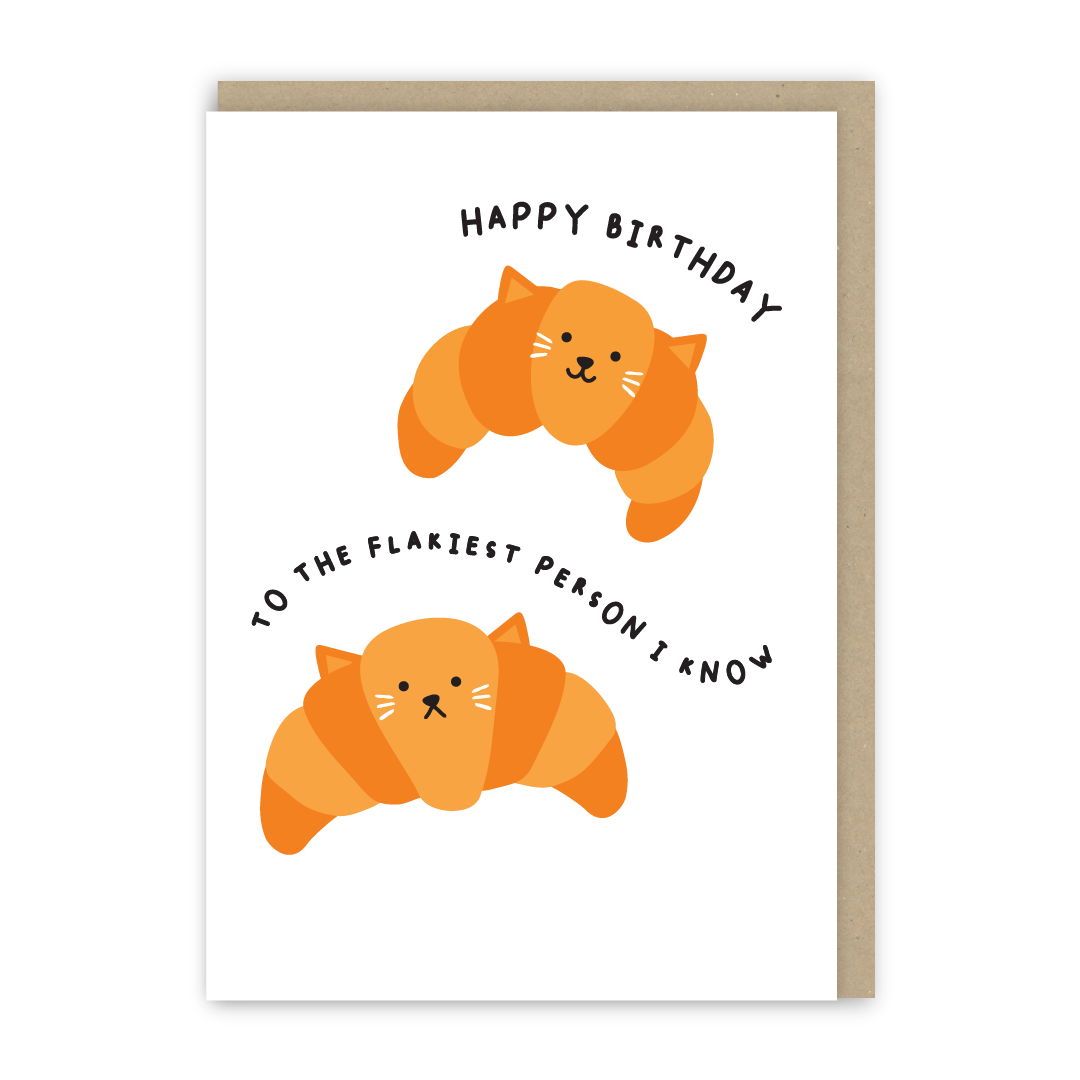 Cat Croissants Card