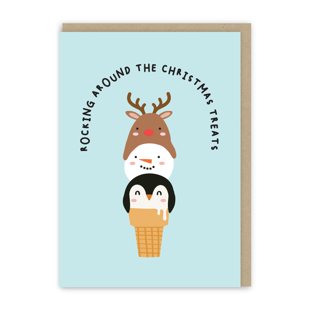 Christmas Treats Mini Christmas Card-zoom-1