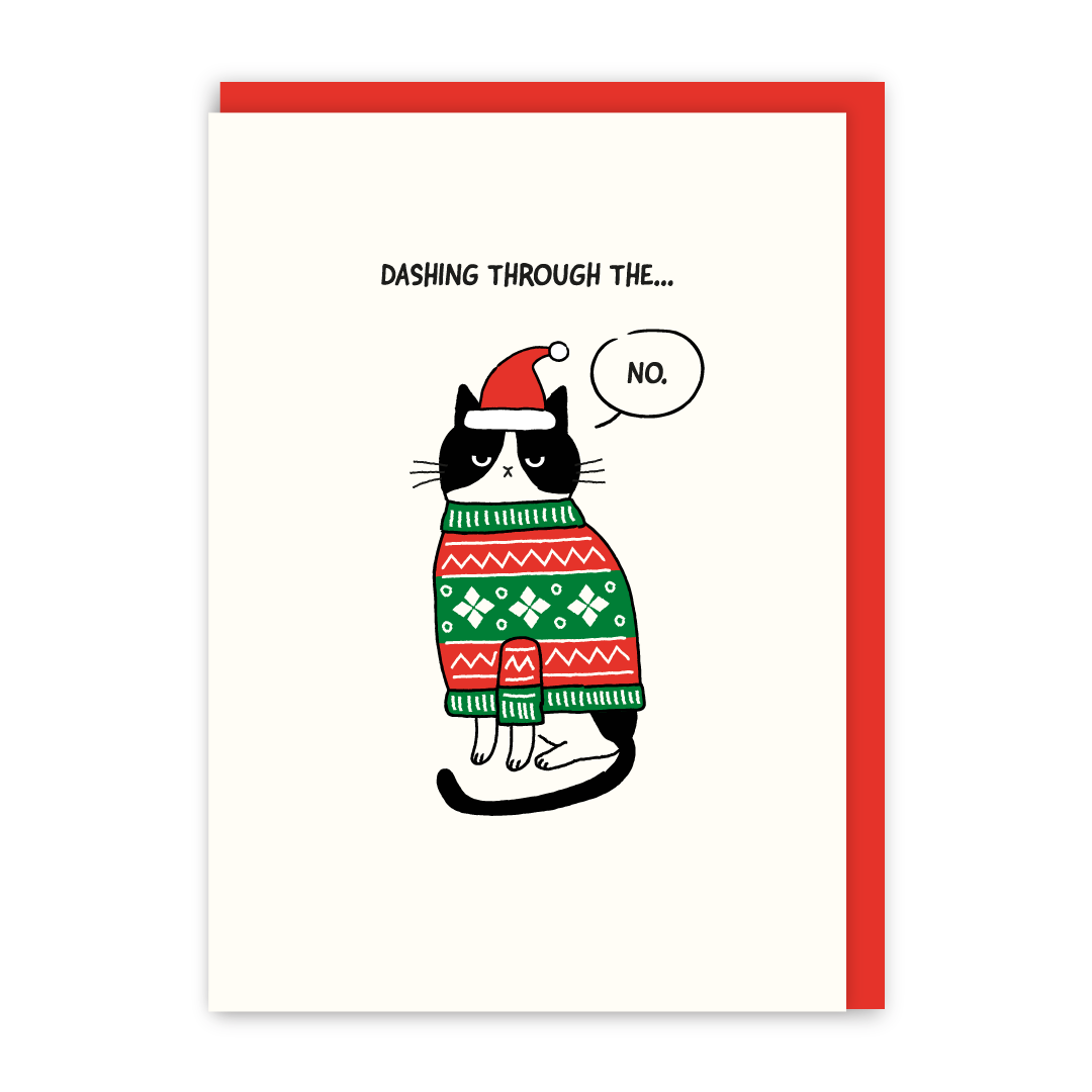 Dashing Through The No Christmas Card-zoom-1