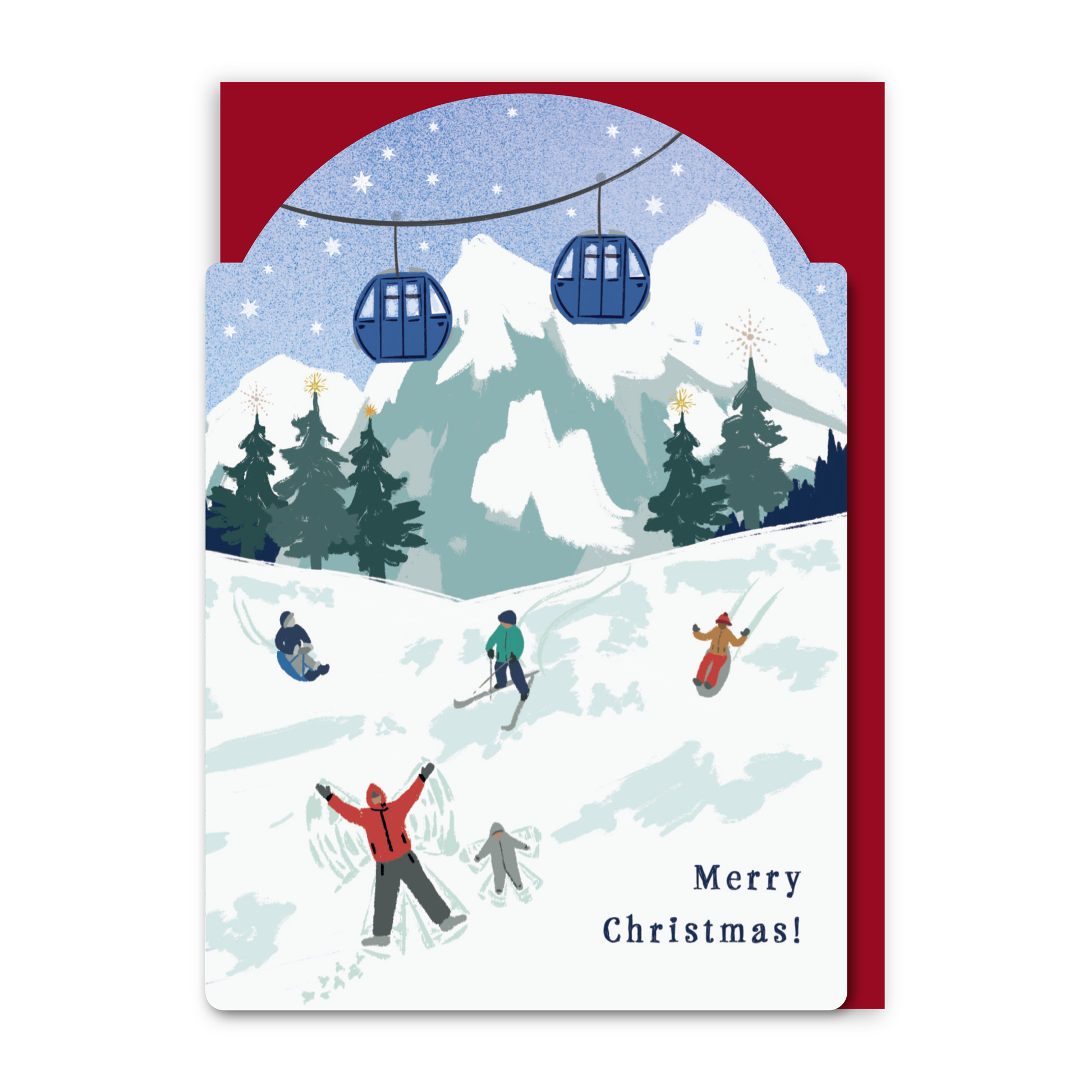 Christmas On The Mountains Card-1
