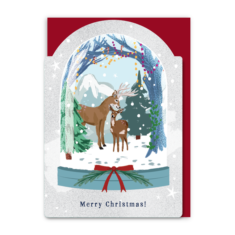 Christmas Snow Globe Card-zoom-