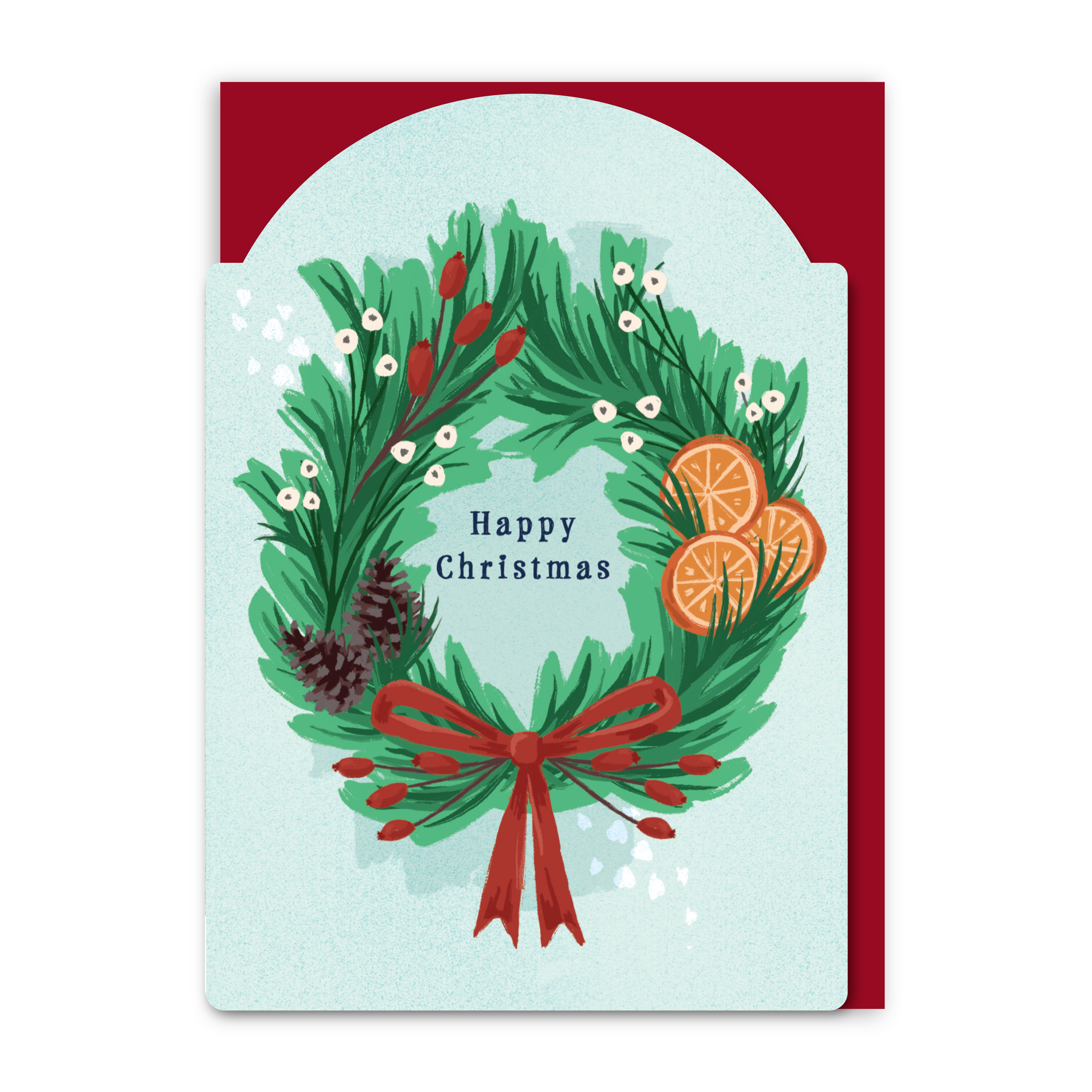 Christmas Wreath Card