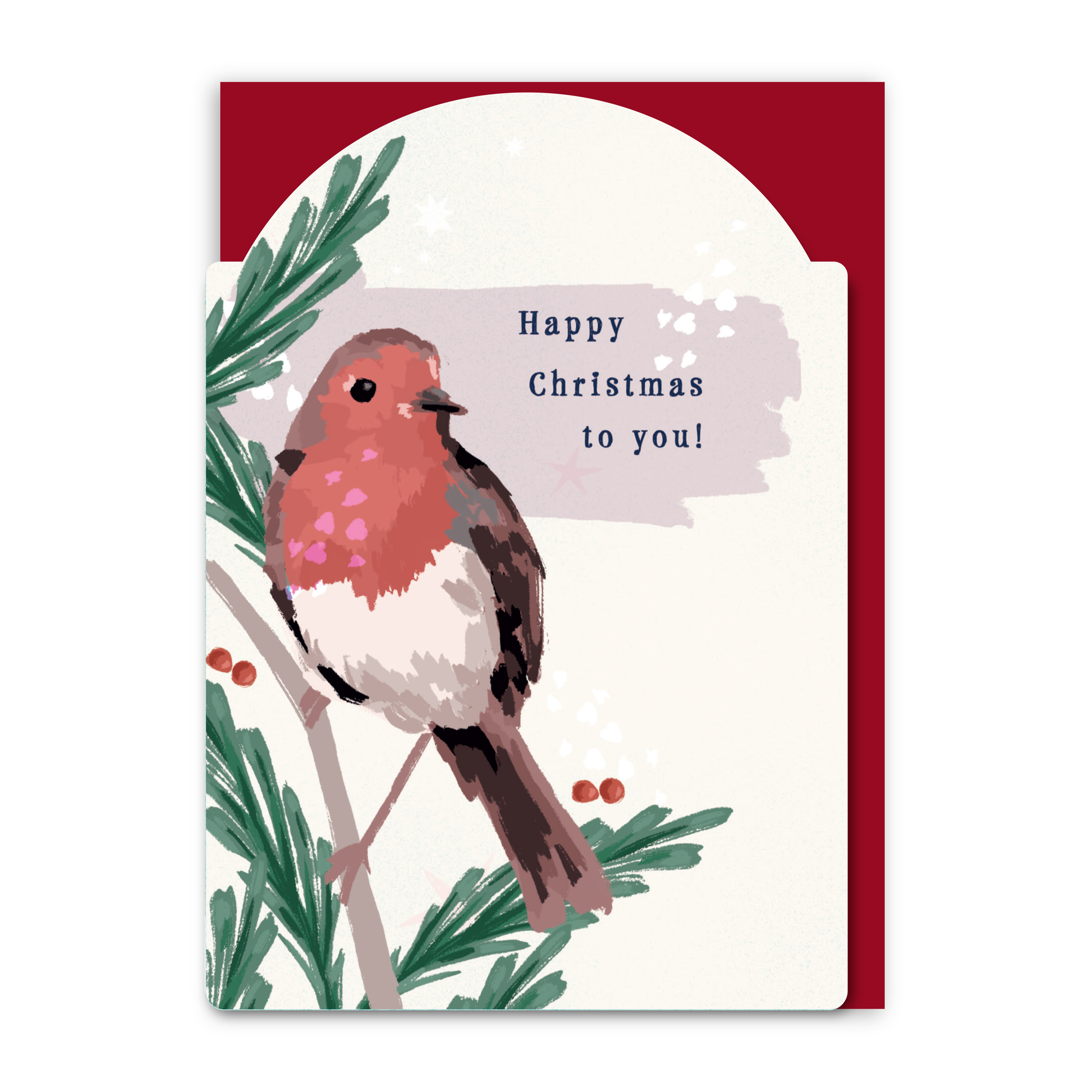 Festive Robin Christmas Card-1