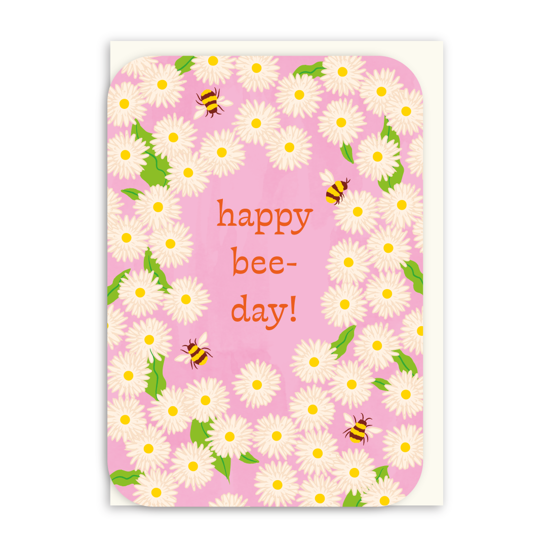 Happy Bee Day Birthday Card-1