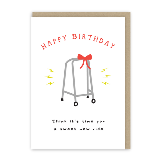 New Ride Birthday Card