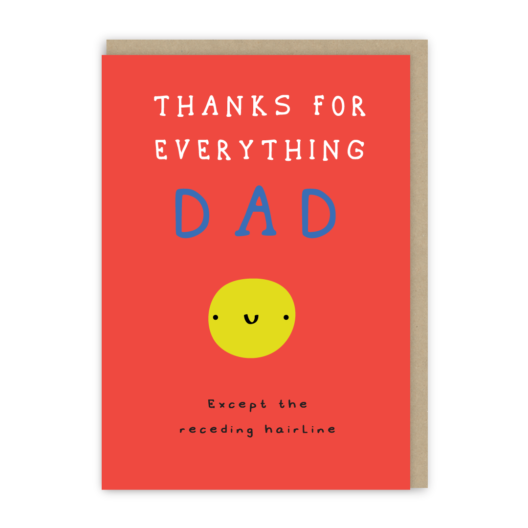 Receding Hairline Dad Card