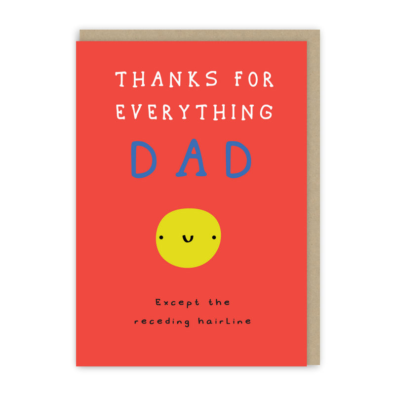 Receding Hairline Dad Card-zoom-