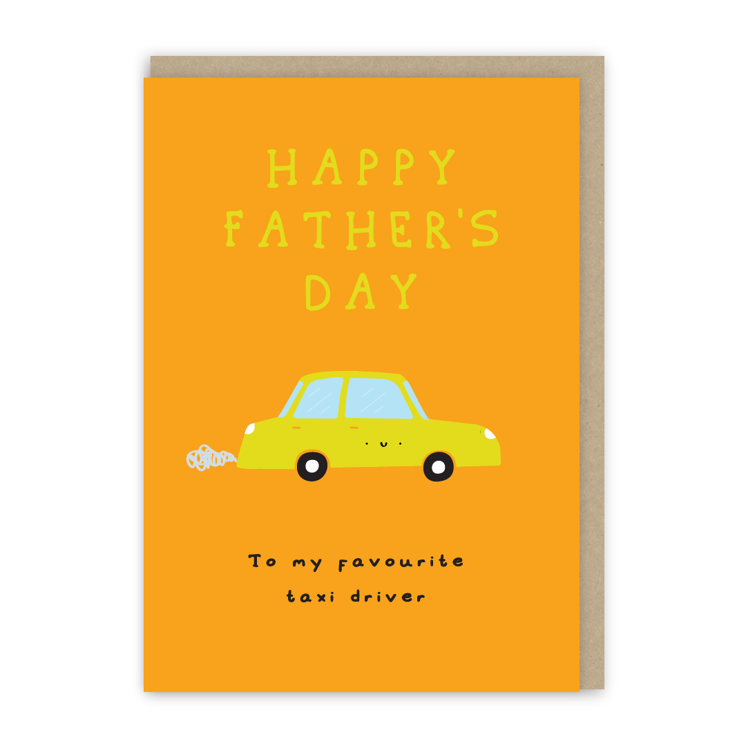 Taxi Driver Father's Day Card-zoom-1