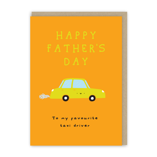 Taxi Driver Father's Day Card