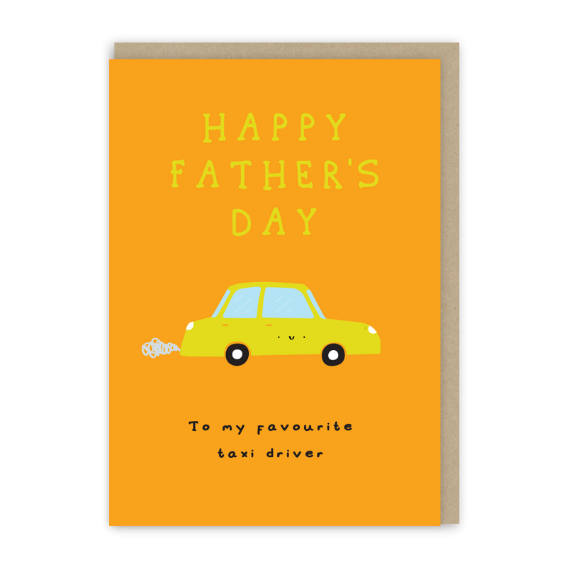 Taxi Driver Father's Day Card-zoom-
