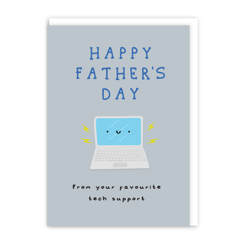 Tech Support Father's Day Card-zoom-