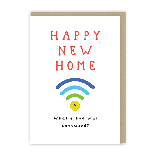WiFi Password New Home Card
