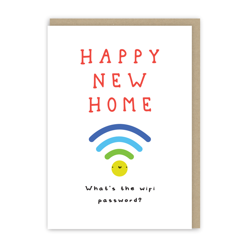 WiFi Password New Home Card-zoom-