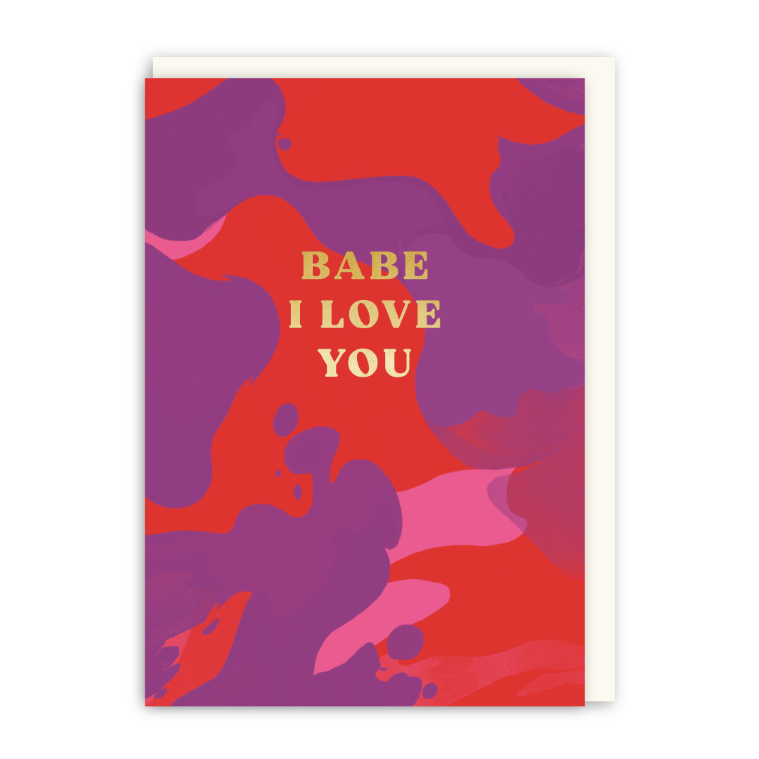 Babe I Love You Card-zoom-1