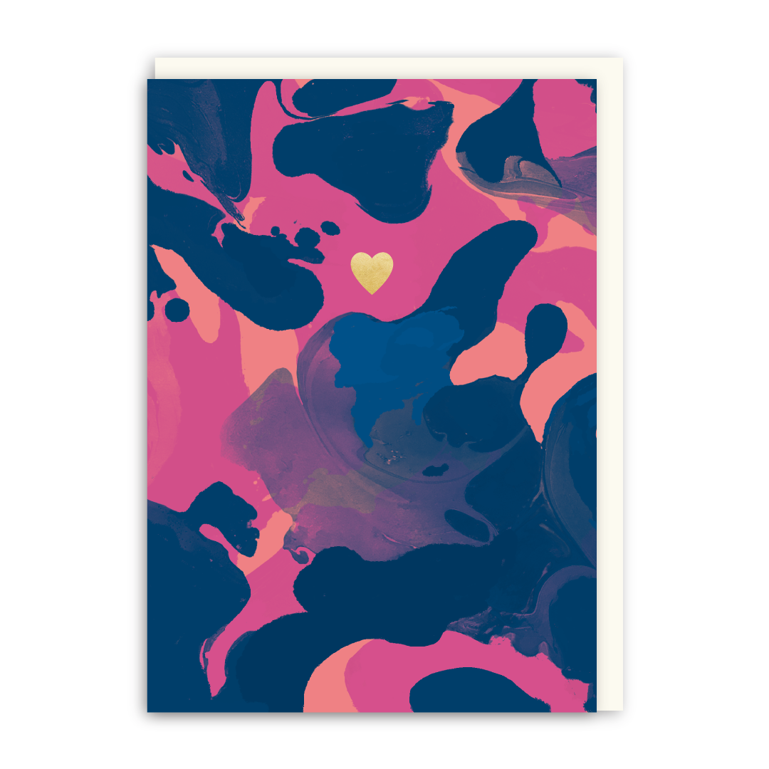 Gold Heart Icon Card-zoom-1