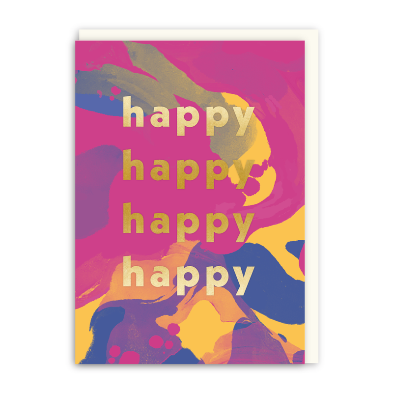 Happy x4 Card-zoom-