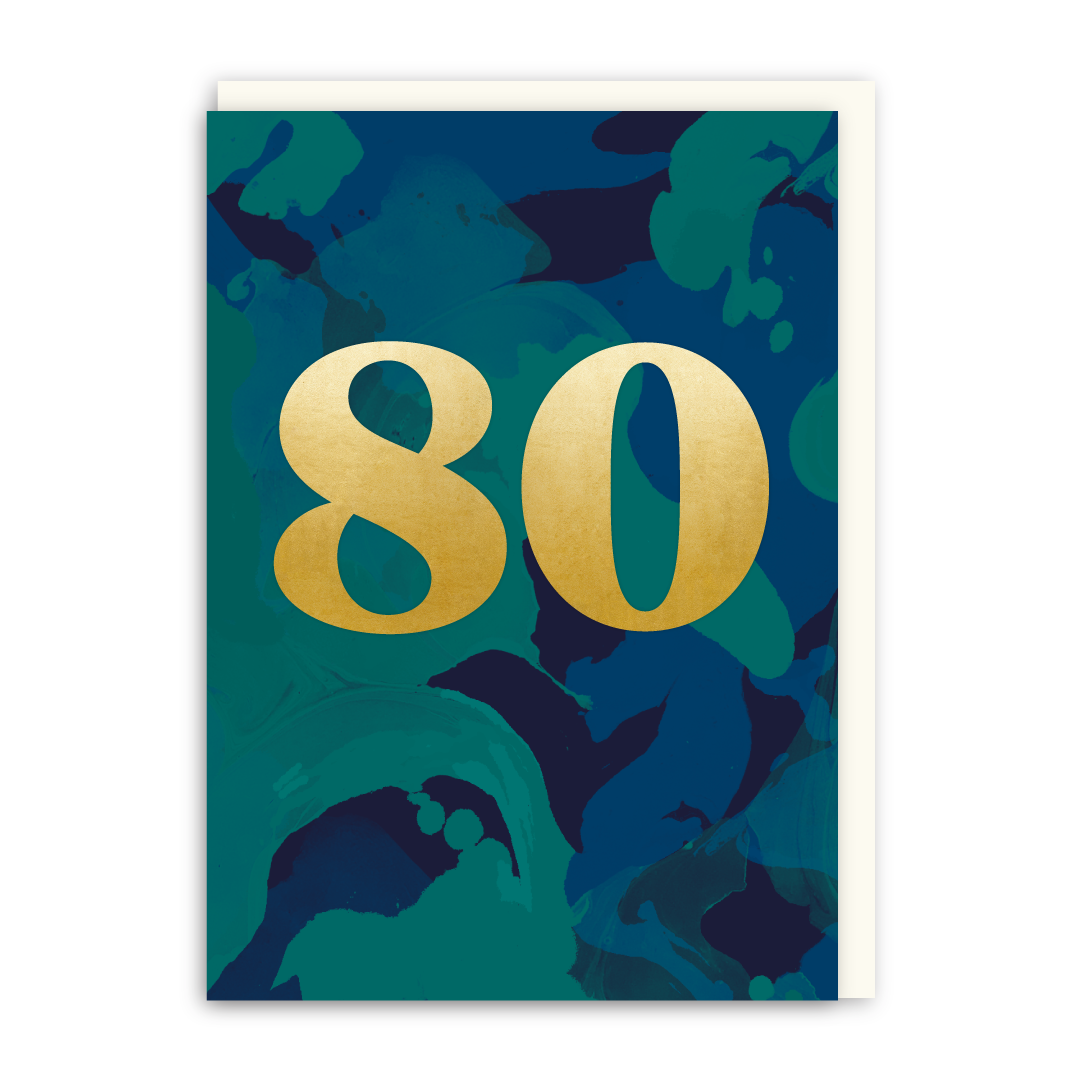 Milestone 80 Card