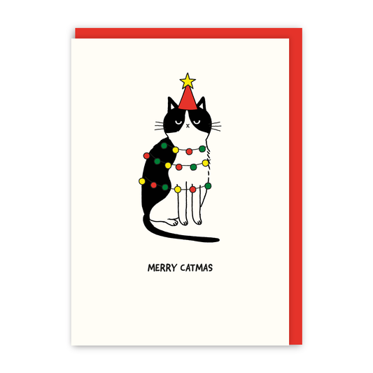 Merry Catmas Christmas Card