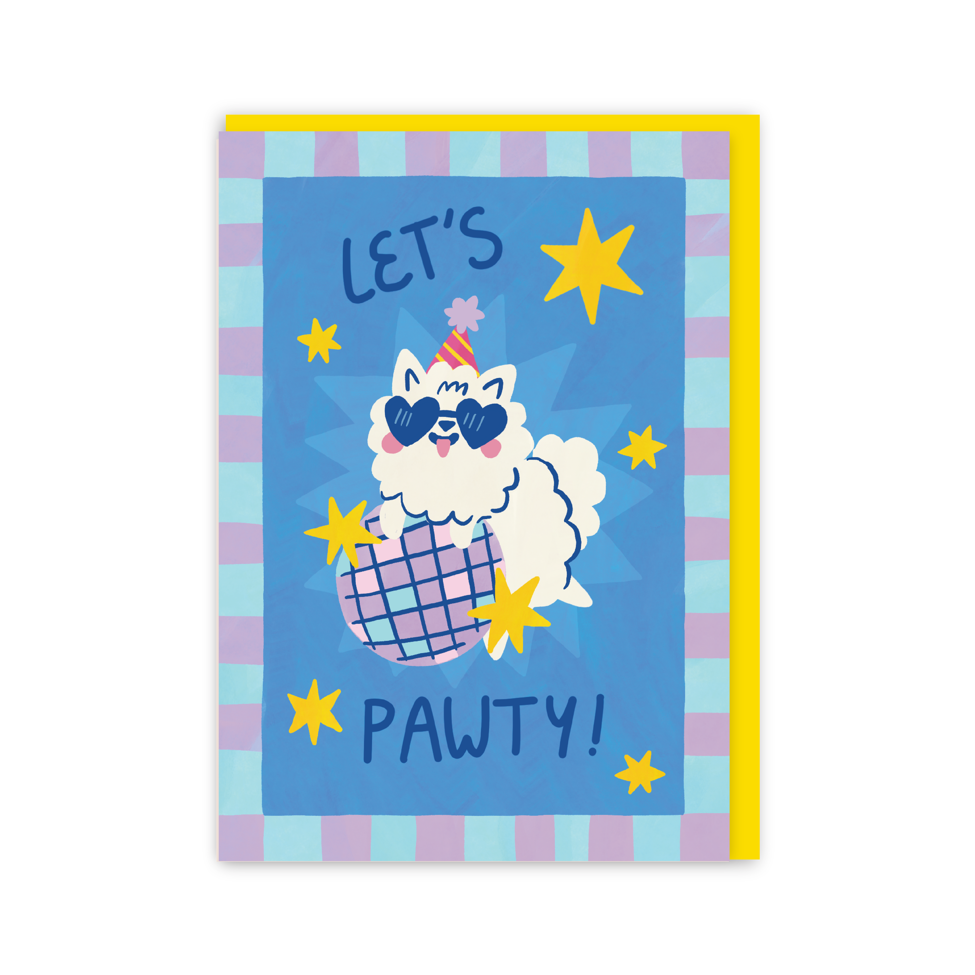 Lets Pawty Disco Card-zoom-1