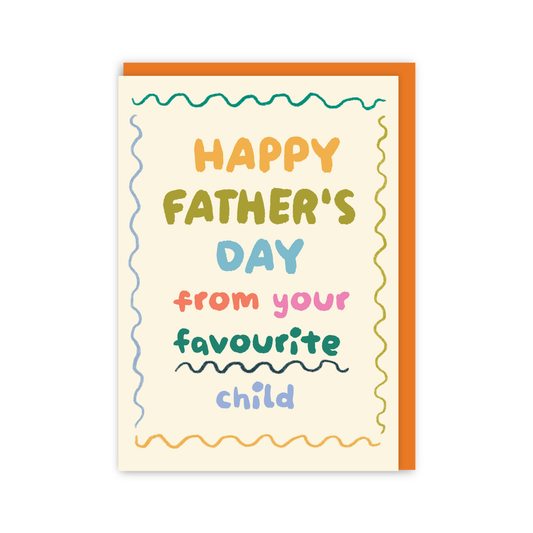 Favourite Child Father's Day Card