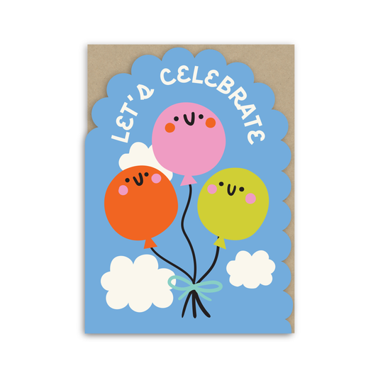 Lets Celebrate Balloons Card