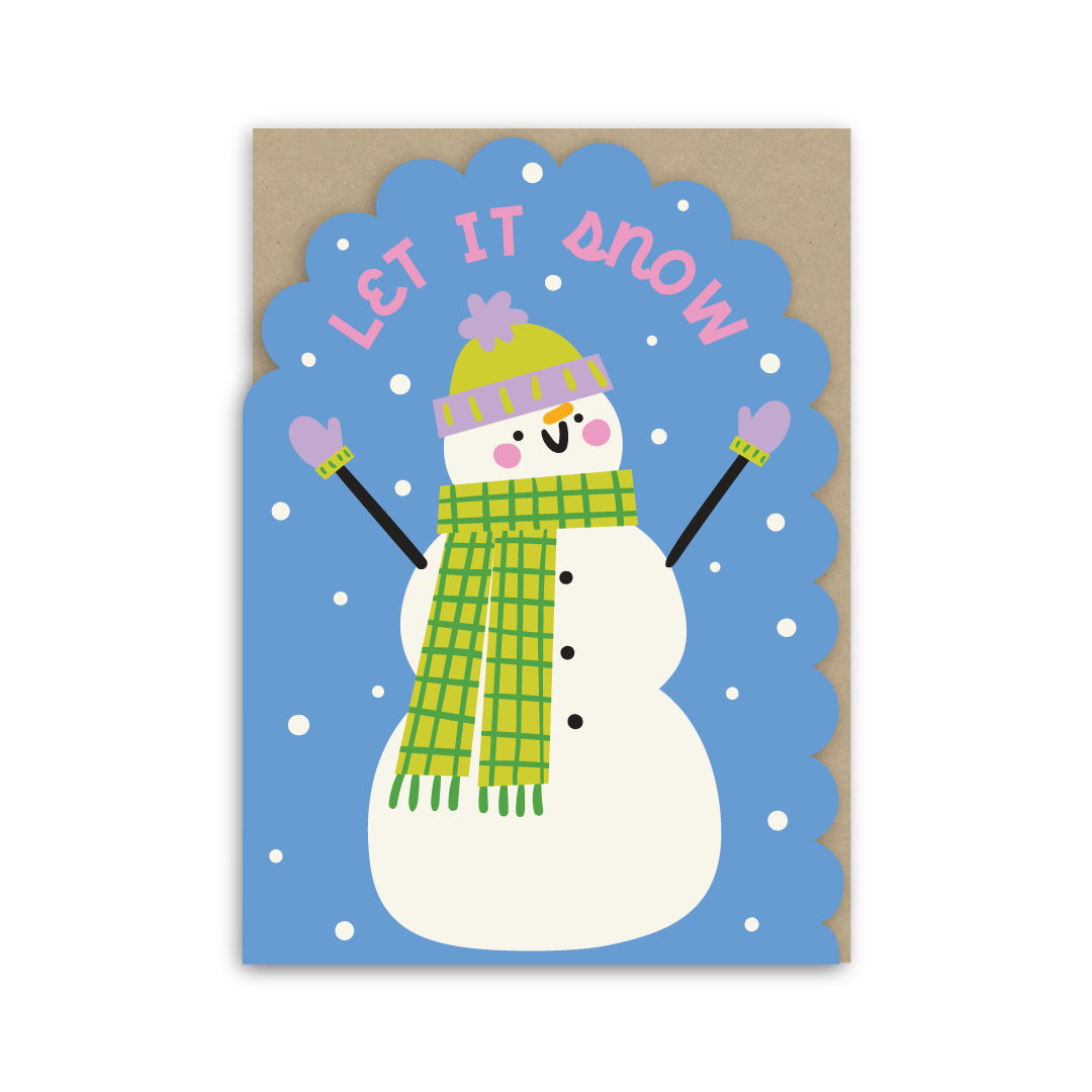 Snowman Christmas Card-zoom-1