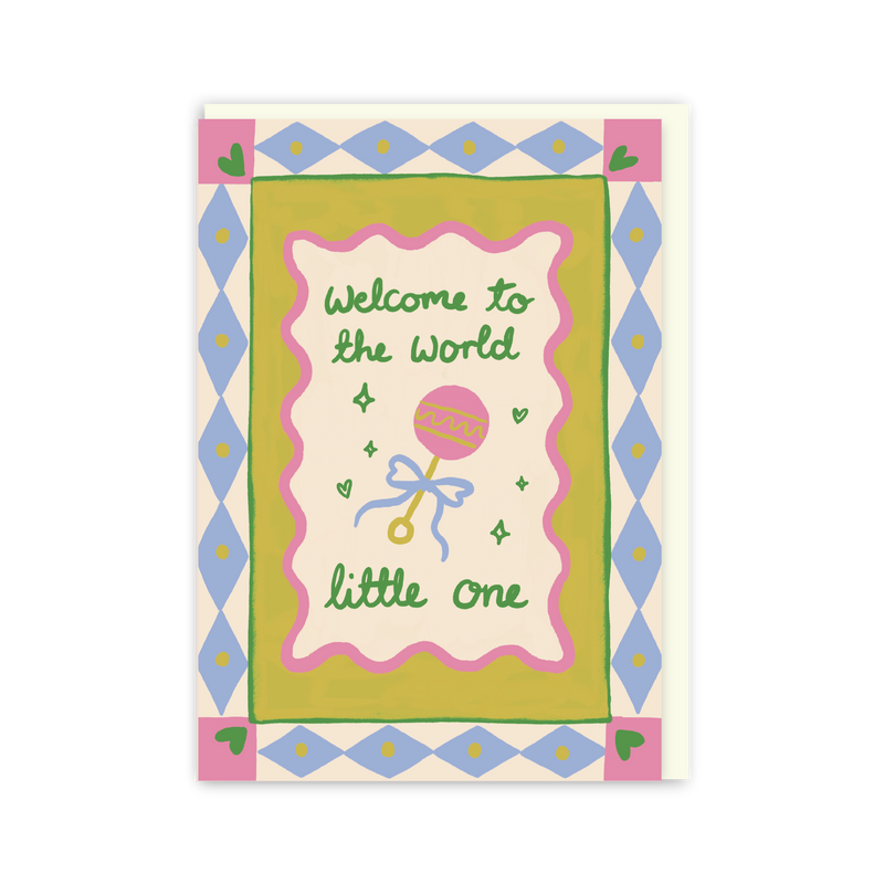 Welcome To The World New Baby Card-zoom-