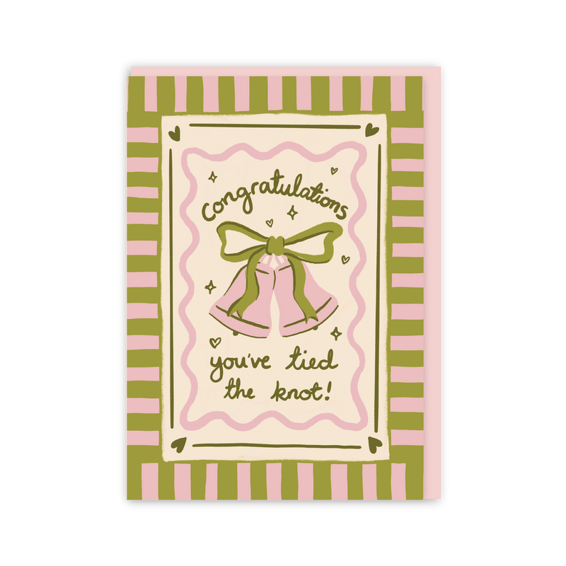 Tied The Knot Wedding Card-zoom-