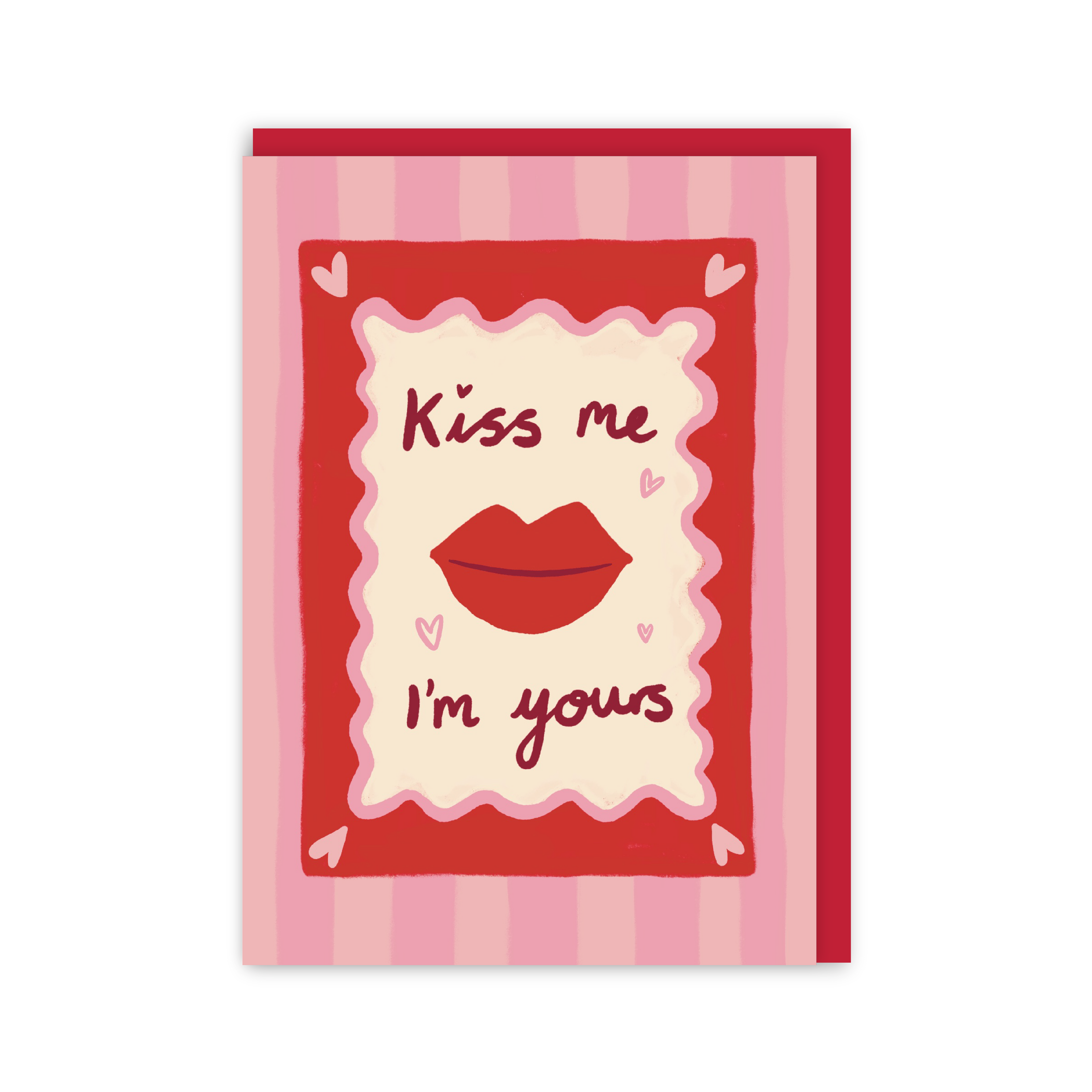 Kiss Me Valentine's Card-zoom-1