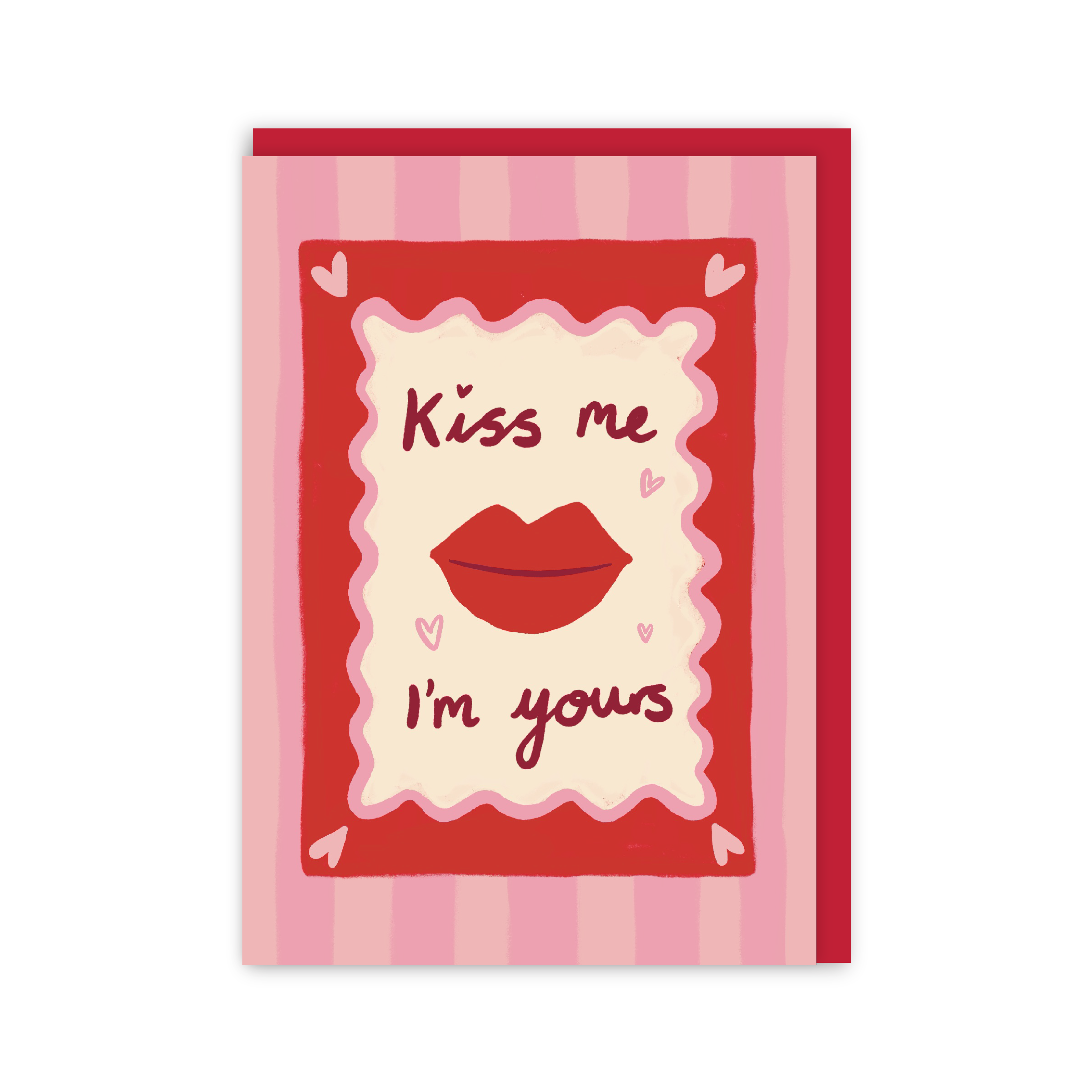 Kiss Me Valentine's Card